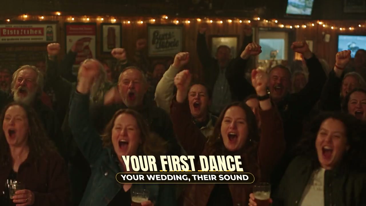 Audience singing along